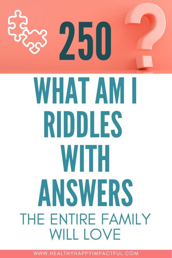Title pin; what am I riddles hard and easy with answers