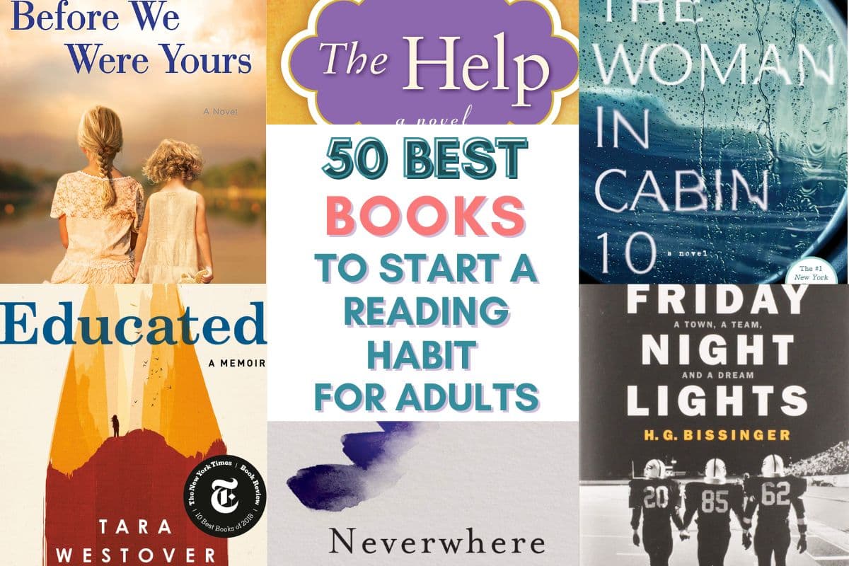 50 Best Books To Start a Reading Habit For Adults (2024)