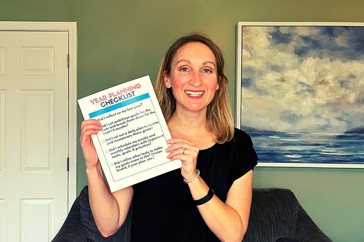 annual year and yearly planning checklist printable to download, plans for next year