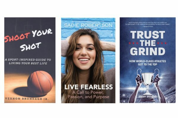 Shoot Your Shot, Live Fearless, Trust The Grind; inspiring books for teenagers students