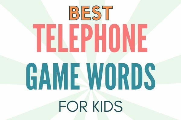 best telephone game words and phrases for kindergarten
