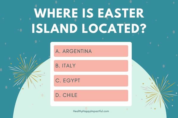 Multiple choice Easter trivia questions and answers