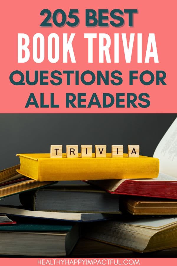 book trivia questions and answers title pin