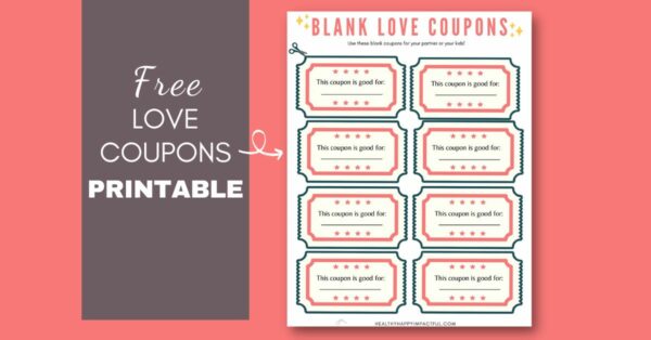 Free Printable Love Coupons Template (Instant DIY Gift)