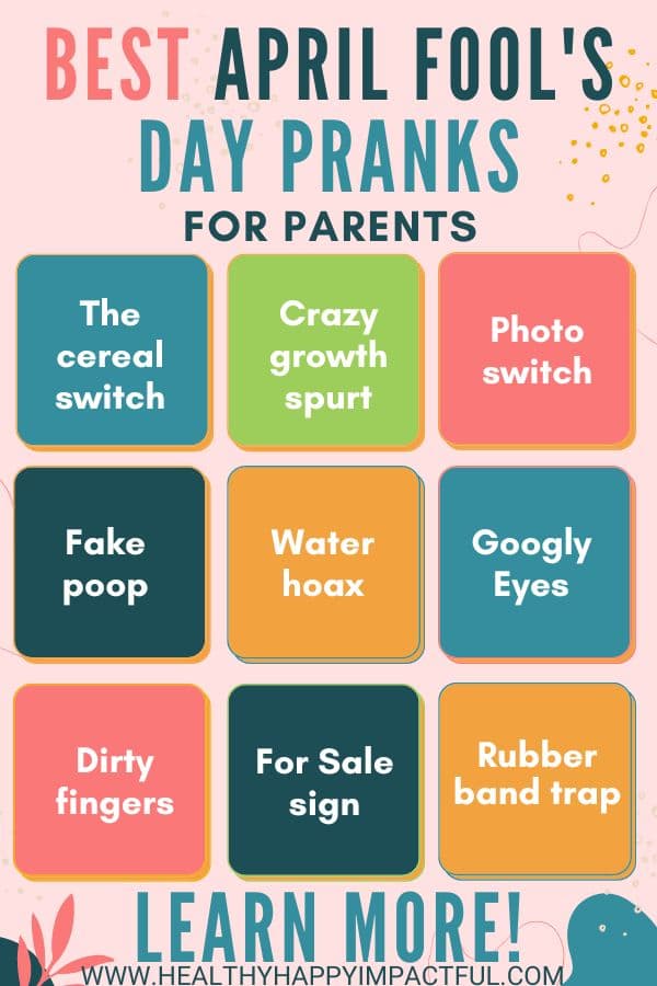 Easy April Fool's Day pranks for parents to play on kids and teens