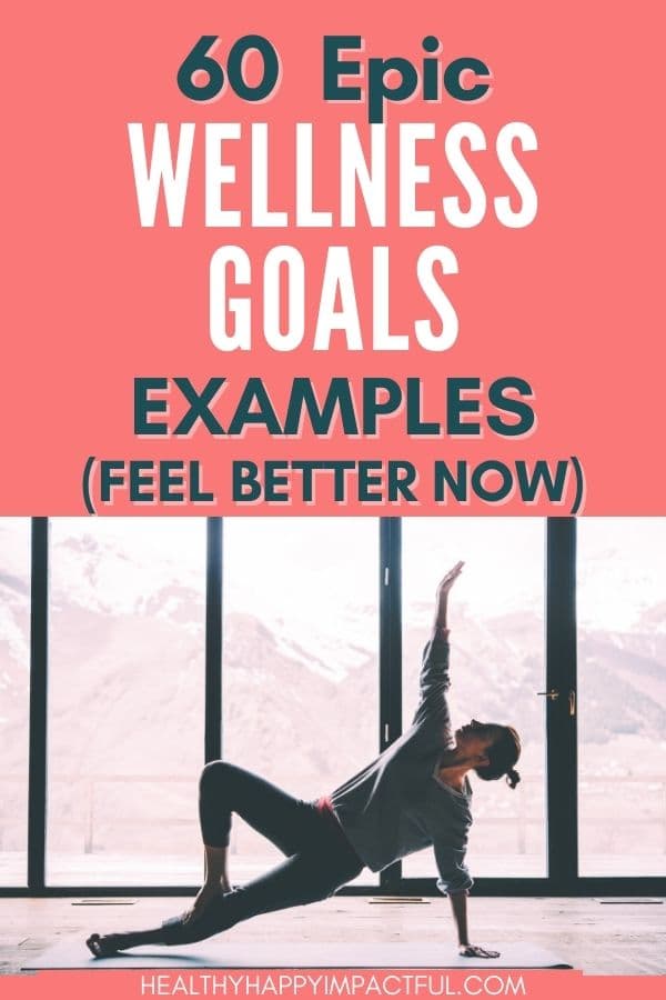 mental wellness smart goals examples pin