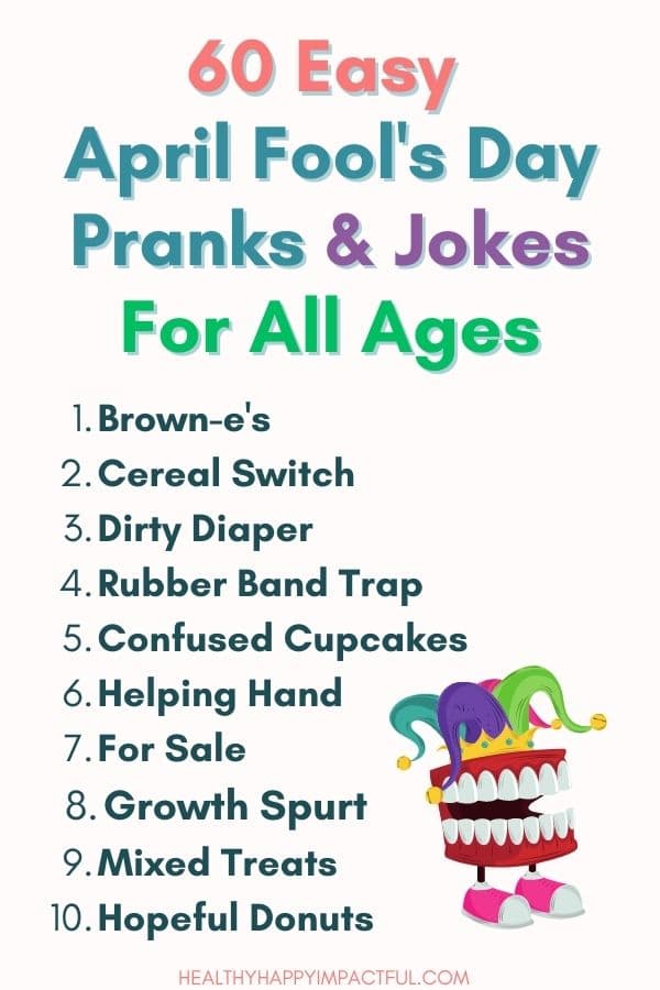 April Fool's Day pranks and jokes for parents to play on kids