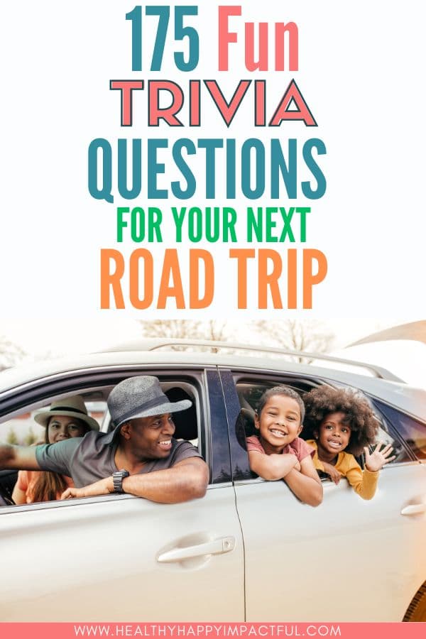 Road trip trivia for kids and adults pin