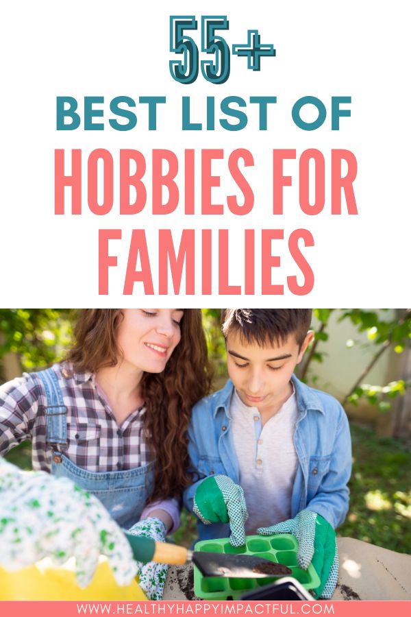 title pin; best hobbies for families list