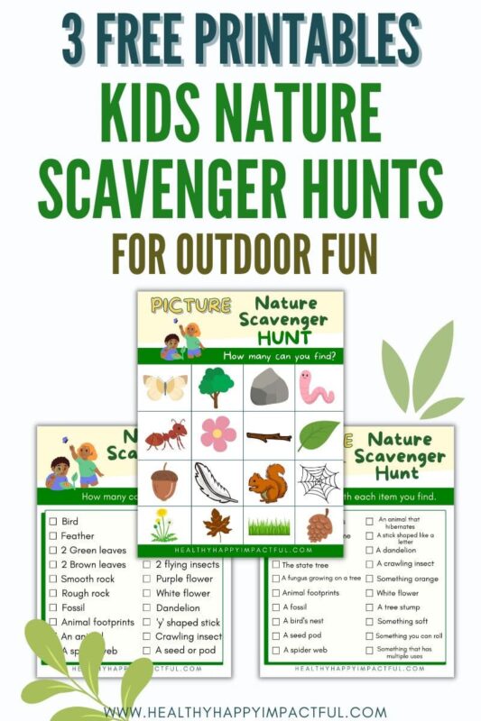 3 Free Nature Scavenger Hunt Printables for Kids (In 2025)