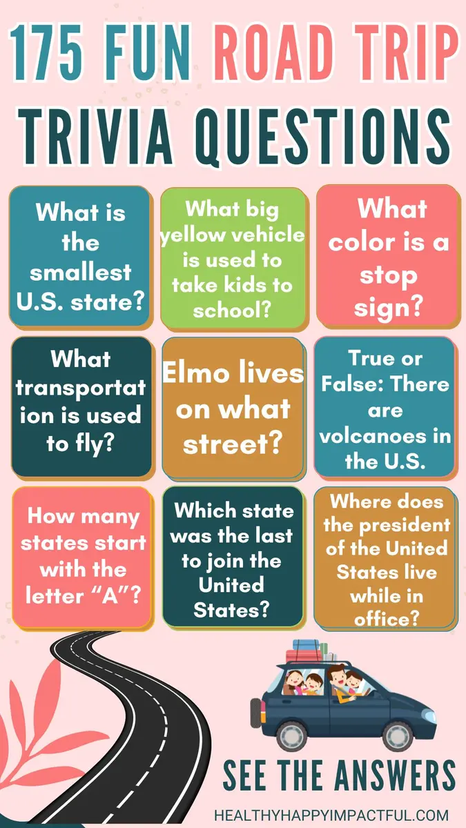 general funny family road trip trivia questions and games