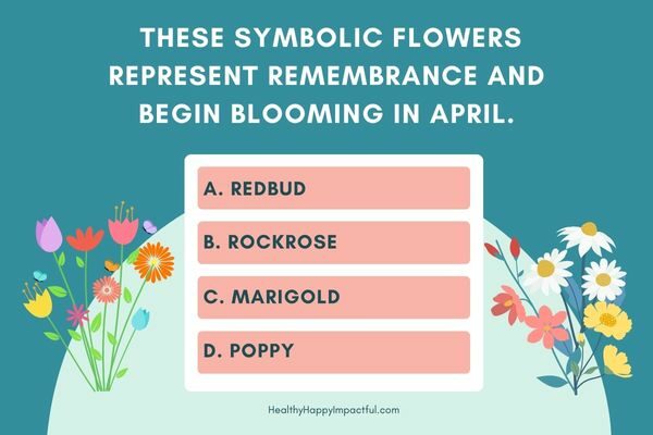 spring flowers trivia questions