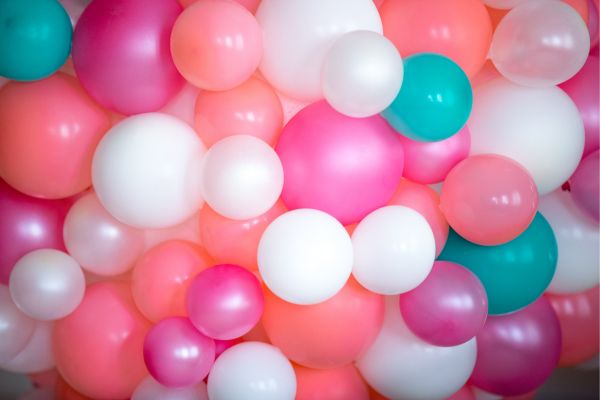 pile of balloons, famous celebrity birthdays