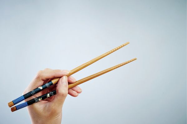 family challenges at home with chopsticks