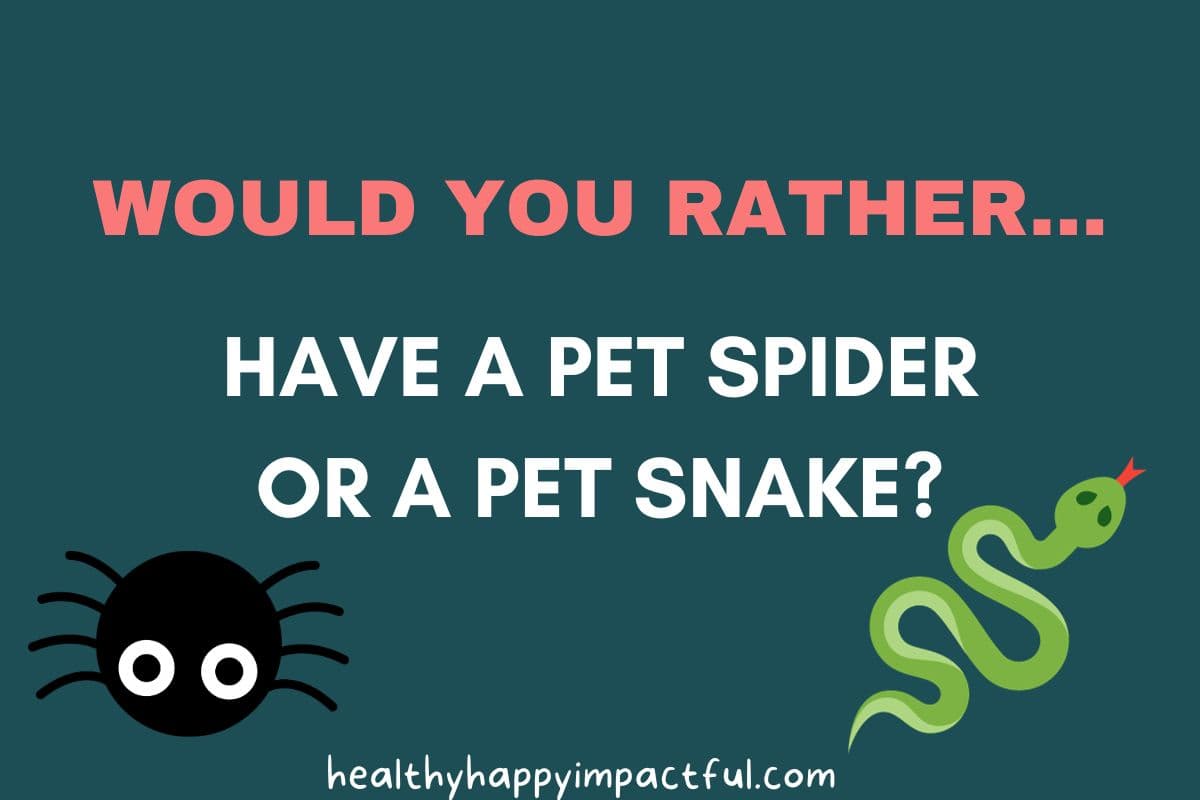would you rather questions to ask for kids and students about animals