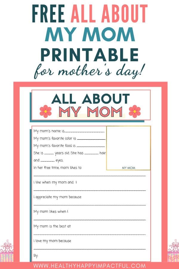 printable example of all about my mom questionnaire pdf
