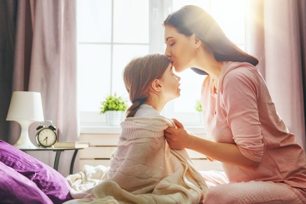 mother and duaghter; morning encouraging messages for kids