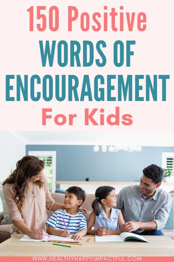 title pin; words of encouragement for kids and students