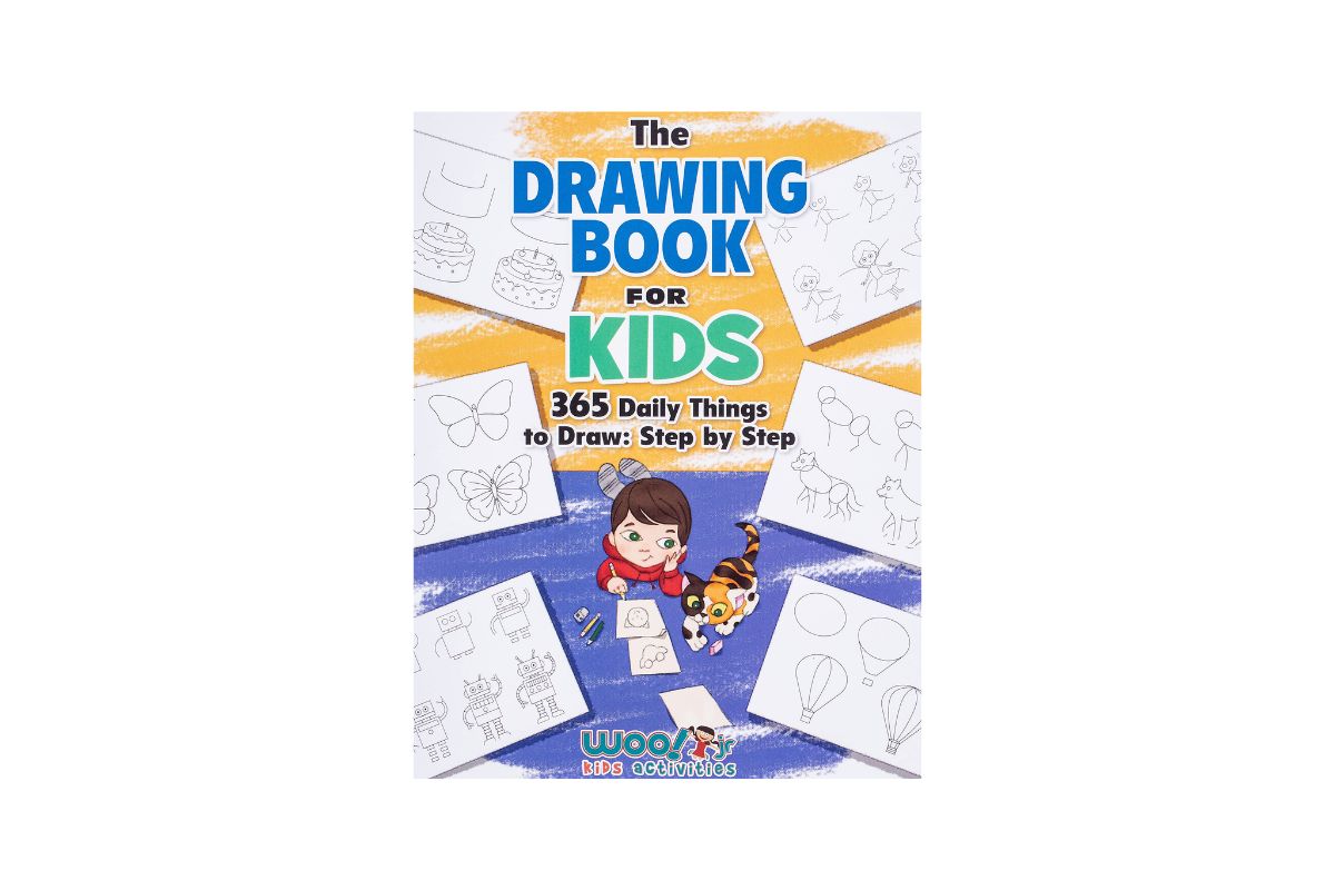 The Drawing Book for Kids; craft books for 5 year olds, 7, 10, 12 