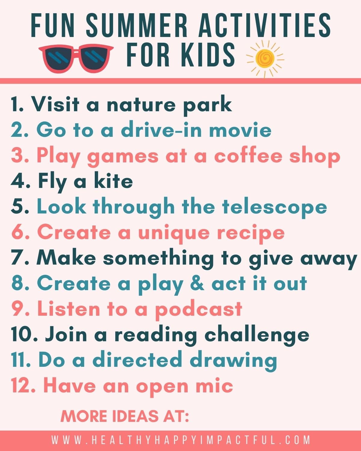 fun summer activities for teens and kids near me; things to do in the summer