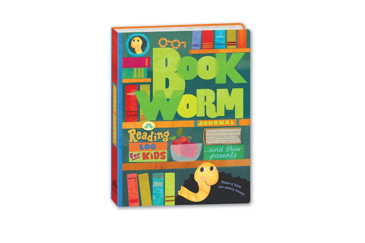 Book Worm; reading journal for kids