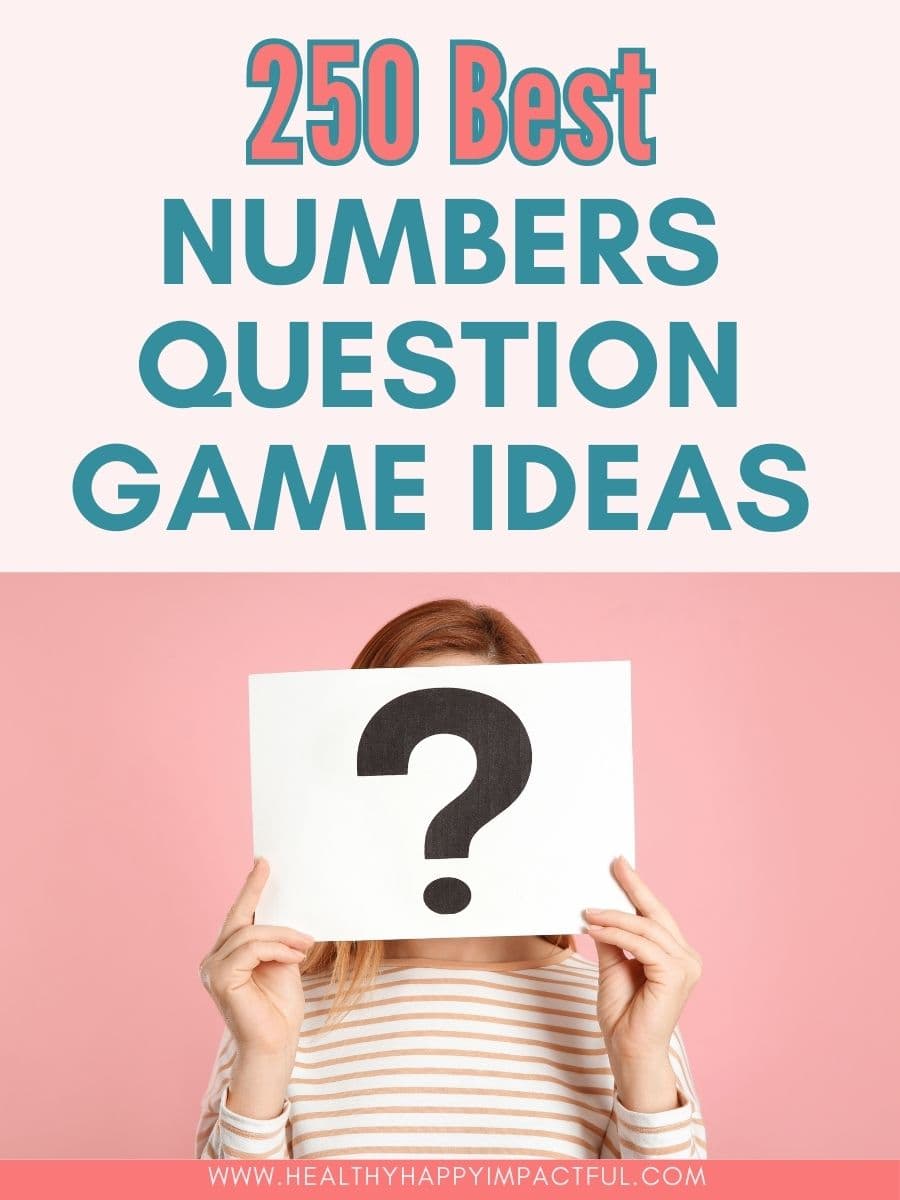 Numbers Question Game: 105 Fun Pick a Number Questions