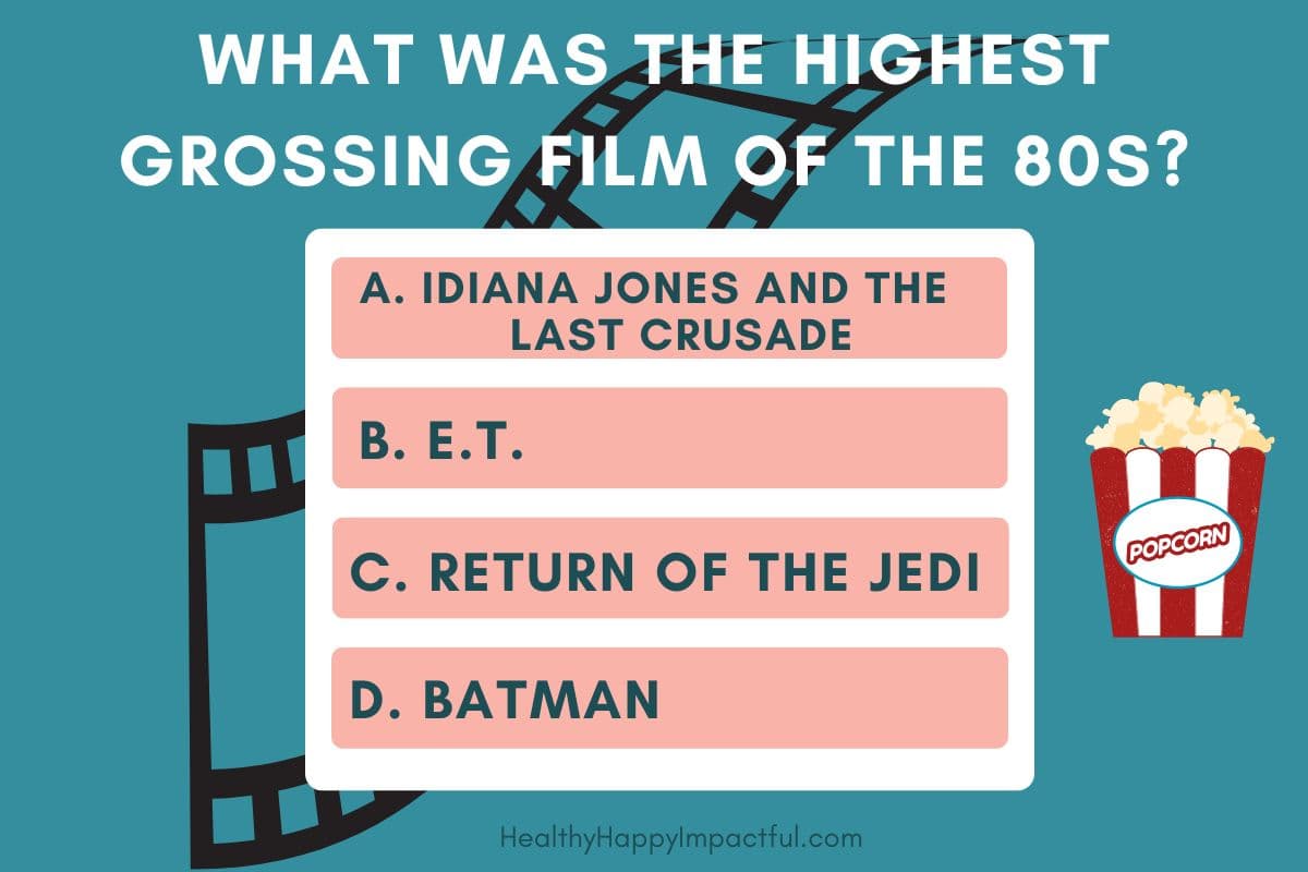 movie trivia; fun multiple choice questions