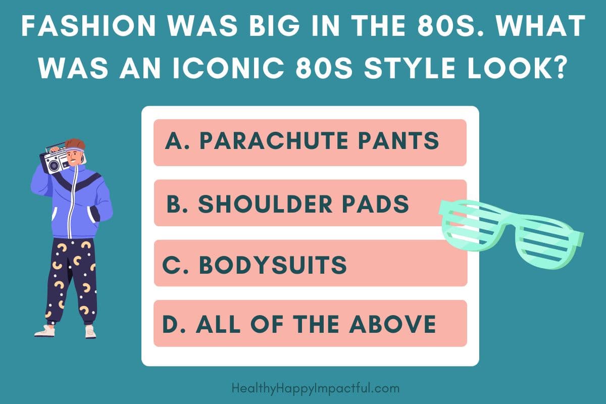 80s pop culture trivia questions; best; fun
