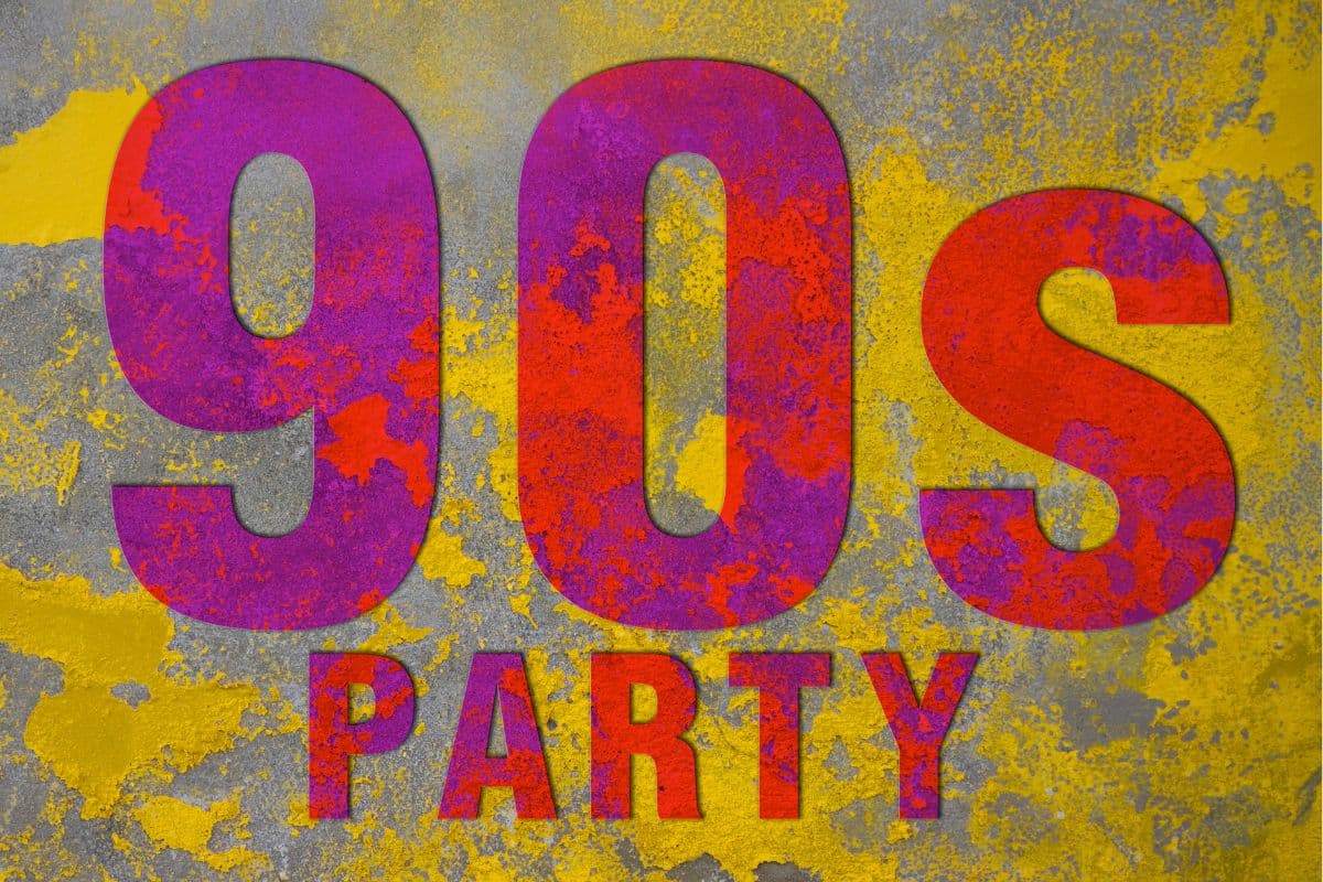 90s party words