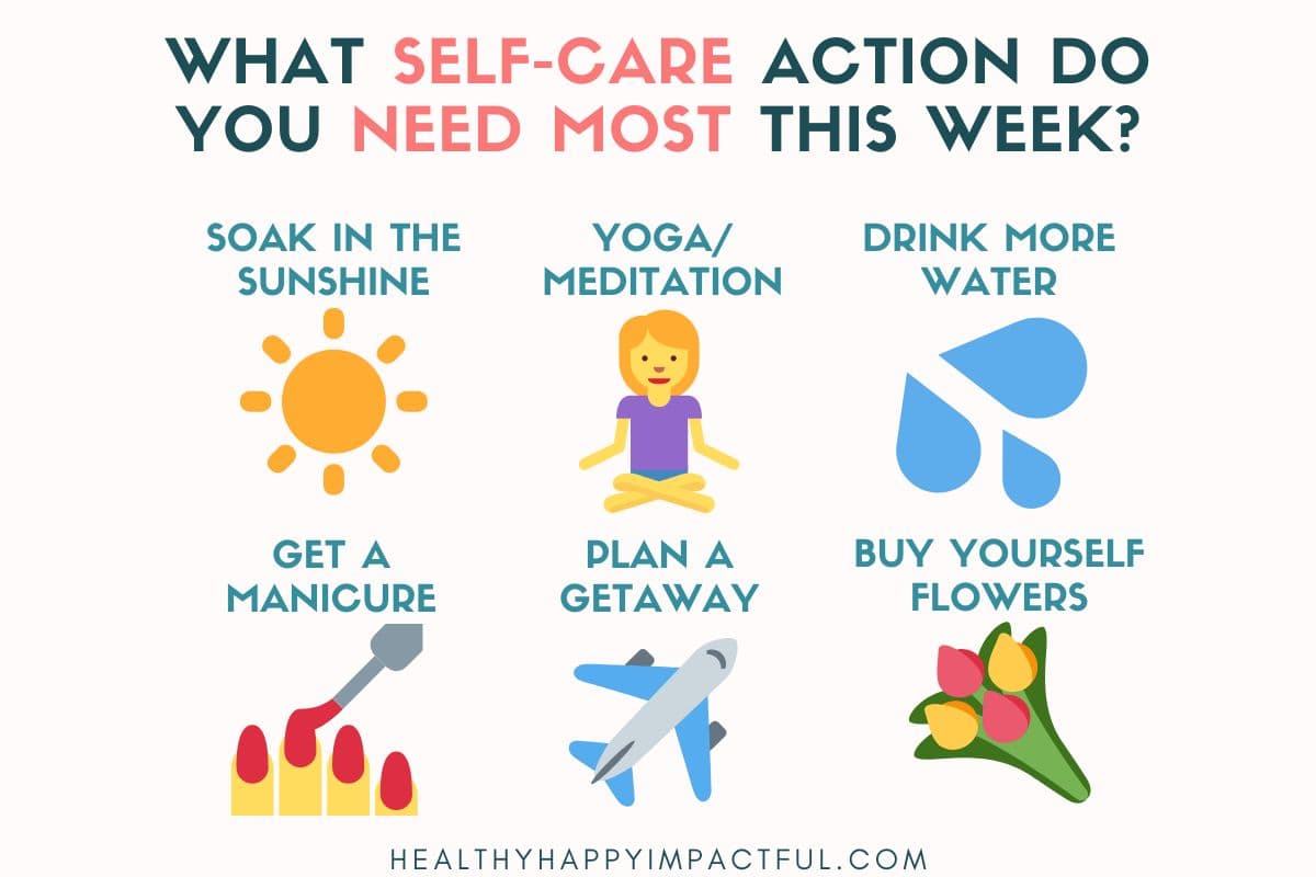 self-care checklist activities for your template pdf printable for mental health