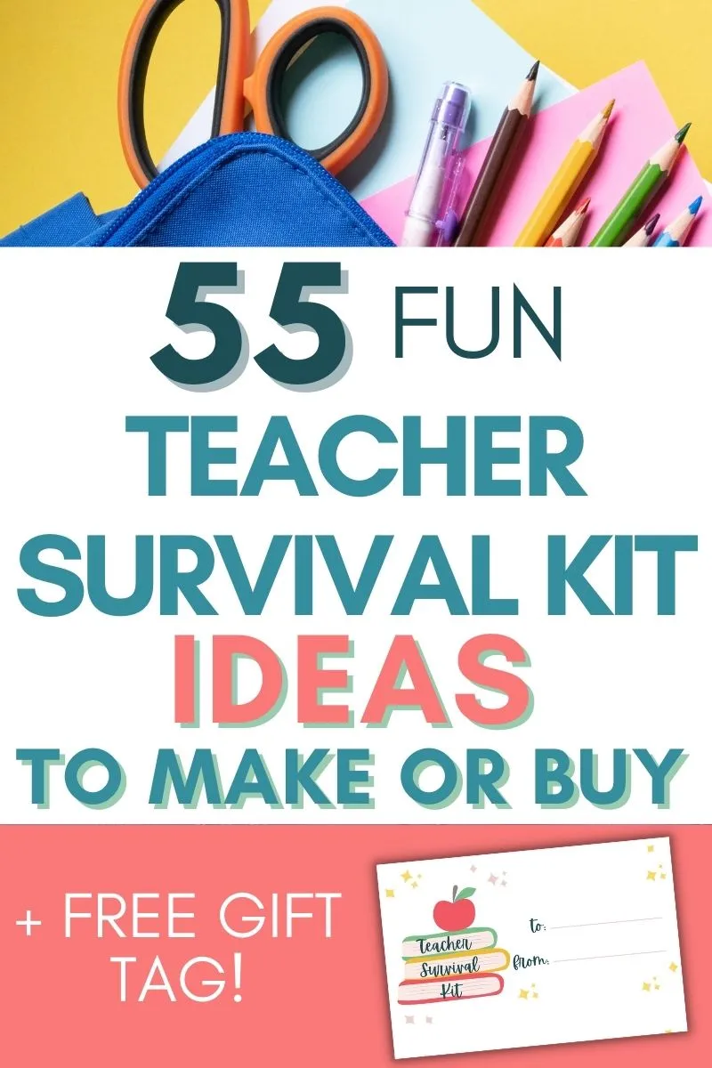survival kit for teachers pin