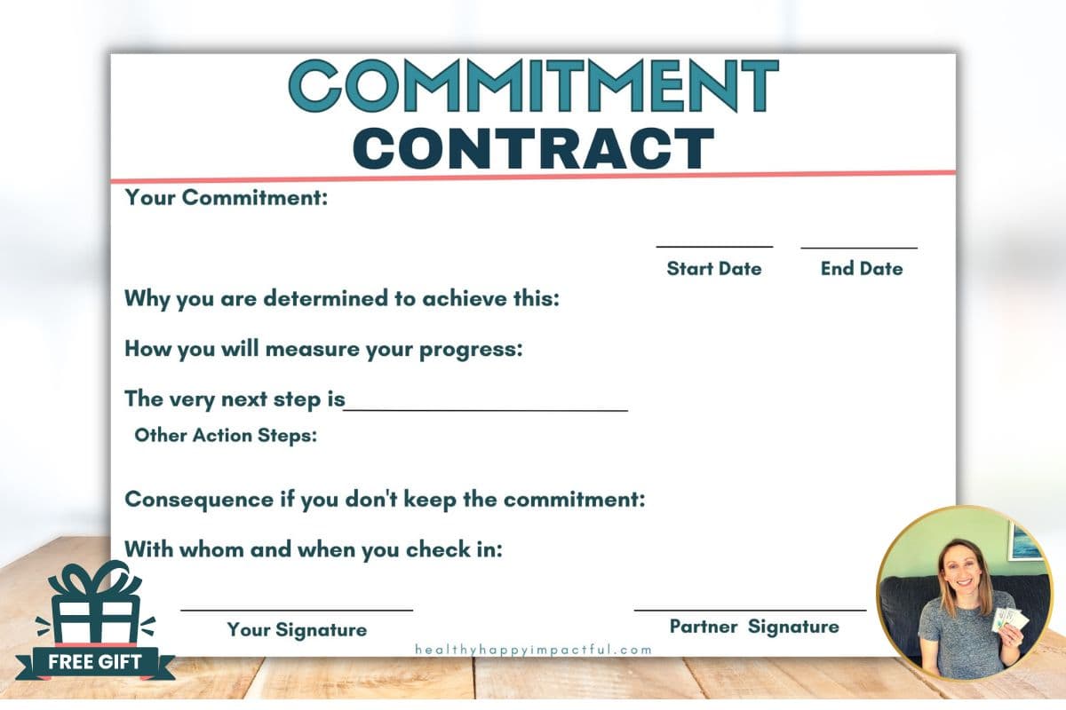 self commitment letter contract: keeping your commitments