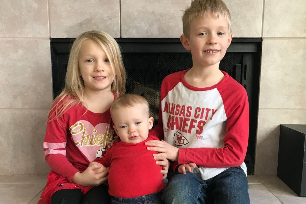Chiefs picture of the kids