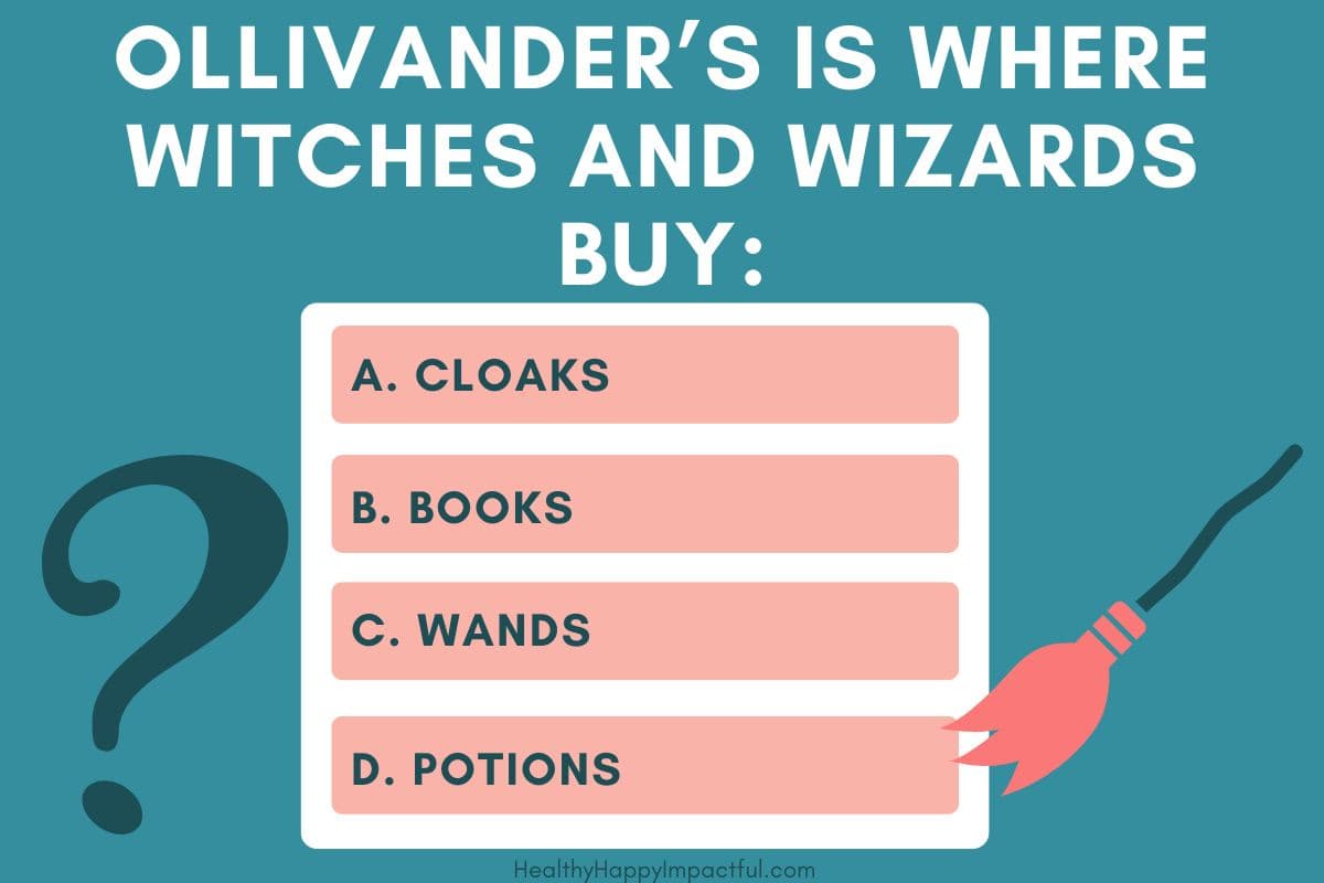 Good Harry Potter trivia questions and answers