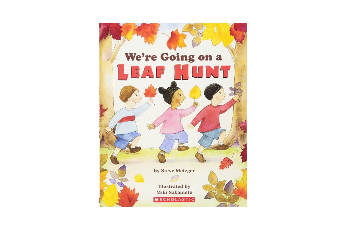 We're Going on a Leaf Hunt; preschool books about leaves