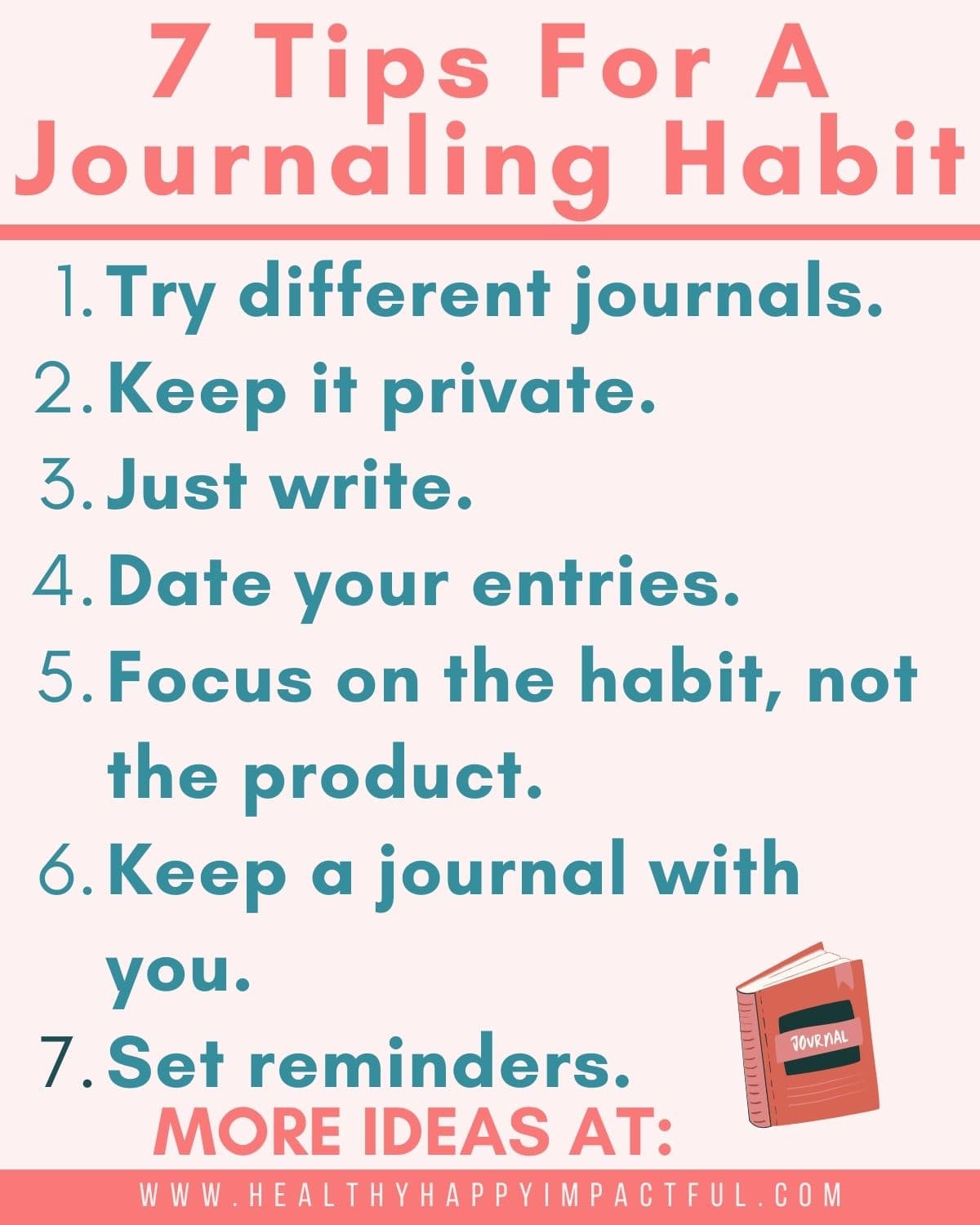 tips for how to start a journal; journaling materials; daily prompts