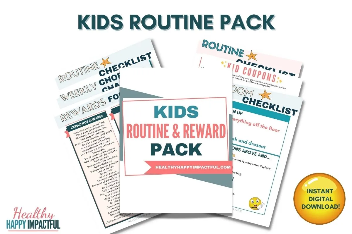 routine pack result Gold star kids routine pack