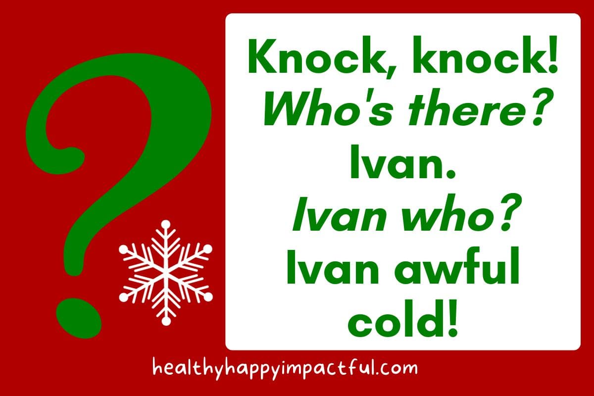 funny winter knock knock jokes for kids after Christmas