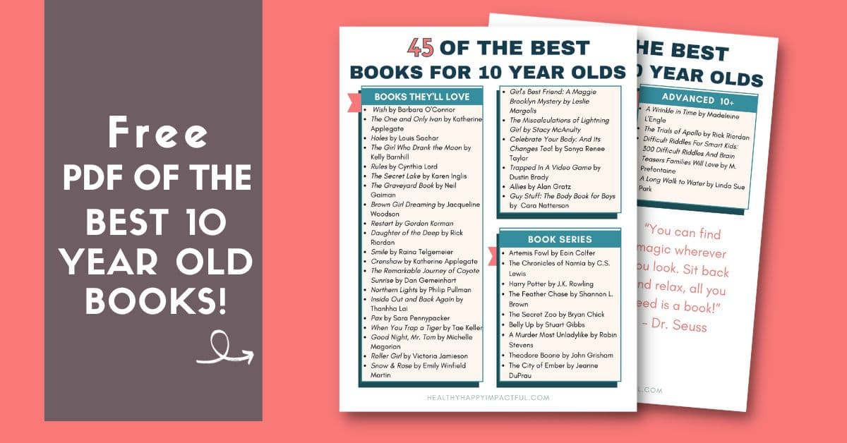 10 year book list