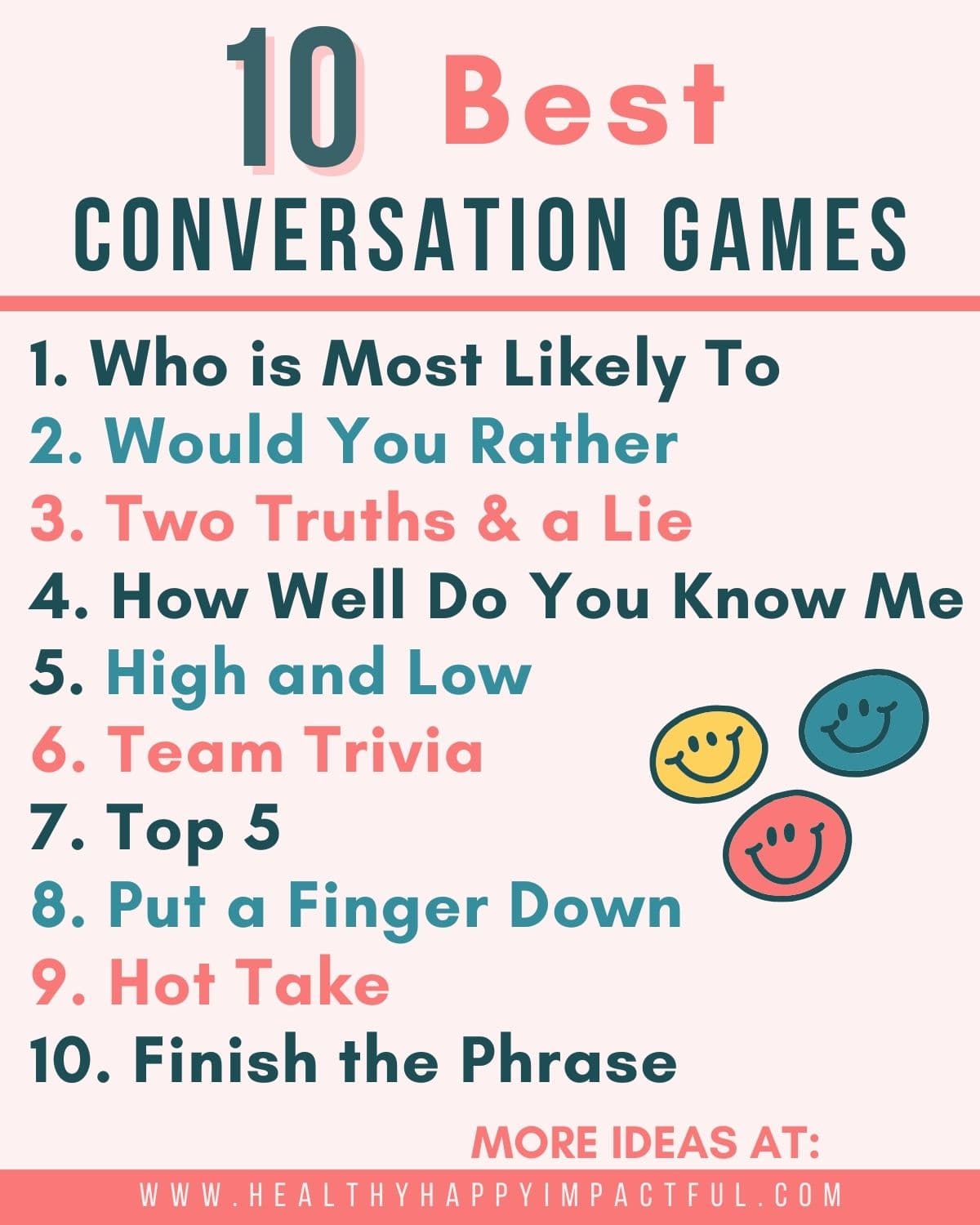 The Best Conversation Games to Play with Friends and Family