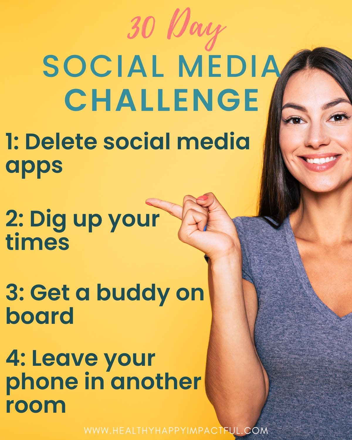 title pin; 30 day social media detox challenge