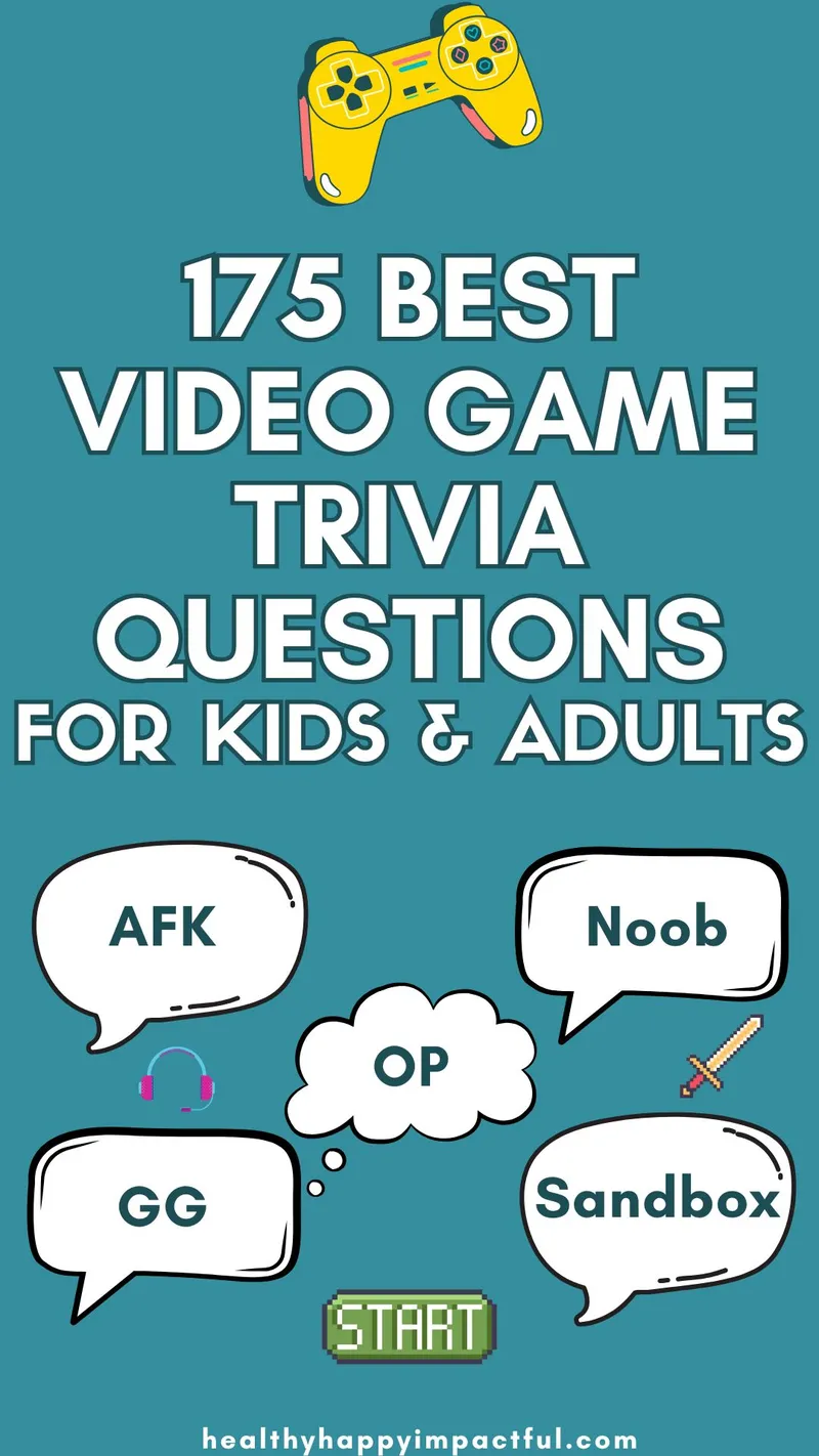 best video game trivia and fun facts for kids and adults, gamer
