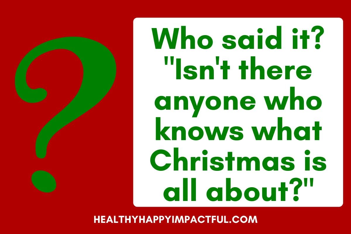 famous Christmas movie quotes trivia; holiday