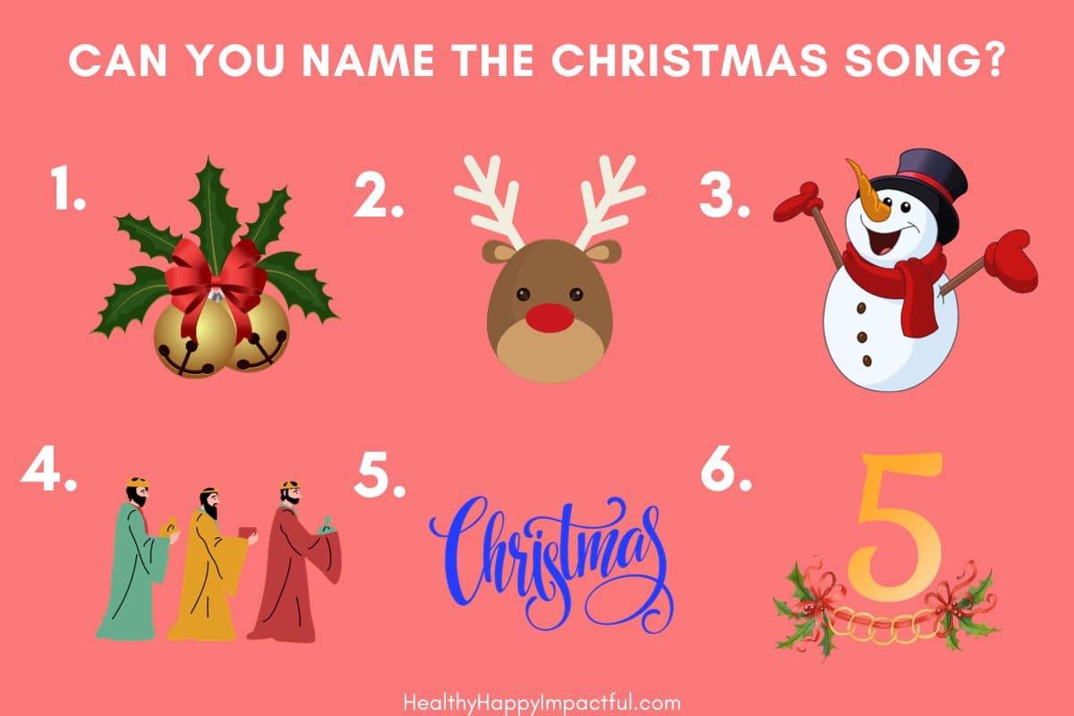 Christmas song trivia picture quiz
