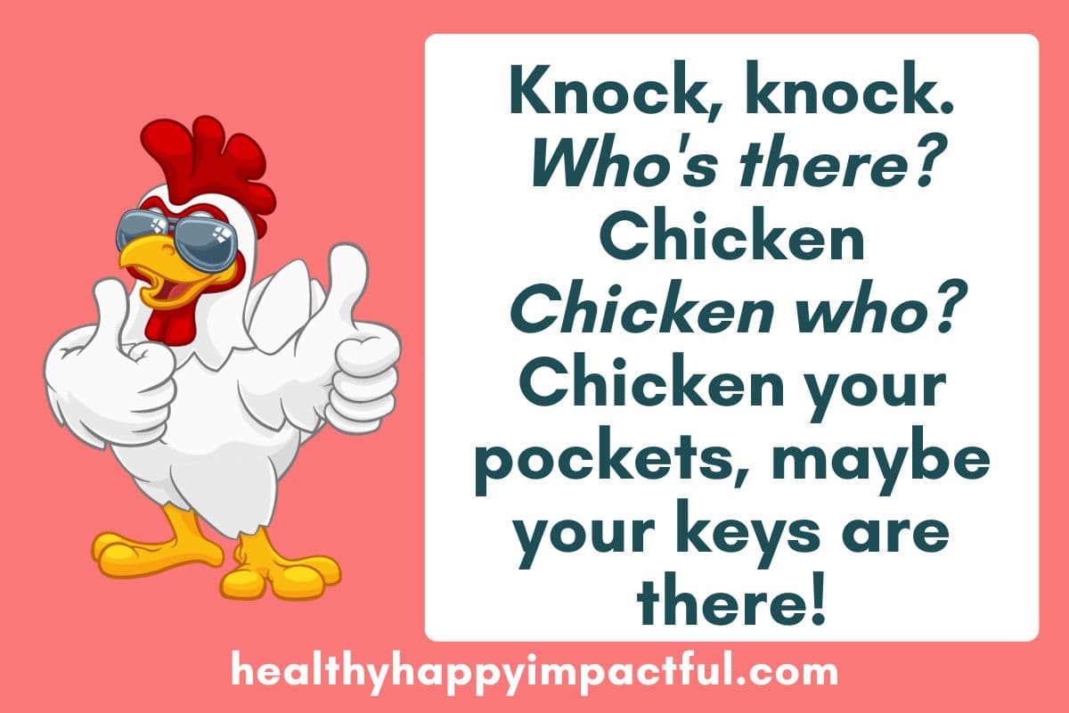 chicken knock knock jokes; funny; 100