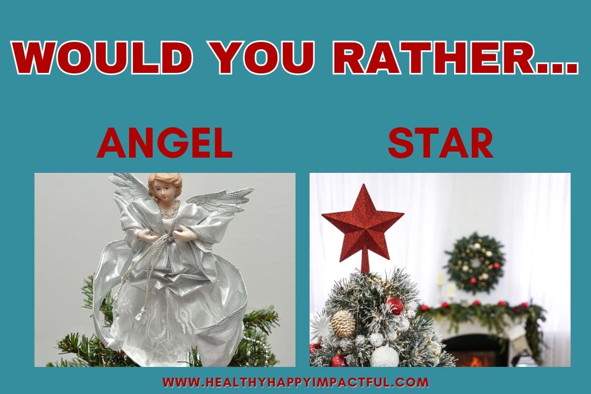 Christmas edition would you rather game questions