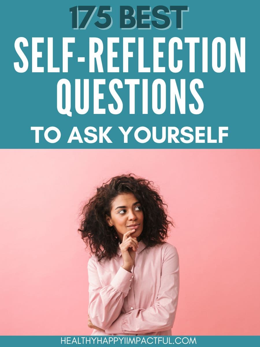 title pin; reflective questions; self awareness