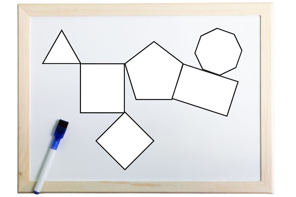 shapes whiteboard games; creative; drawing