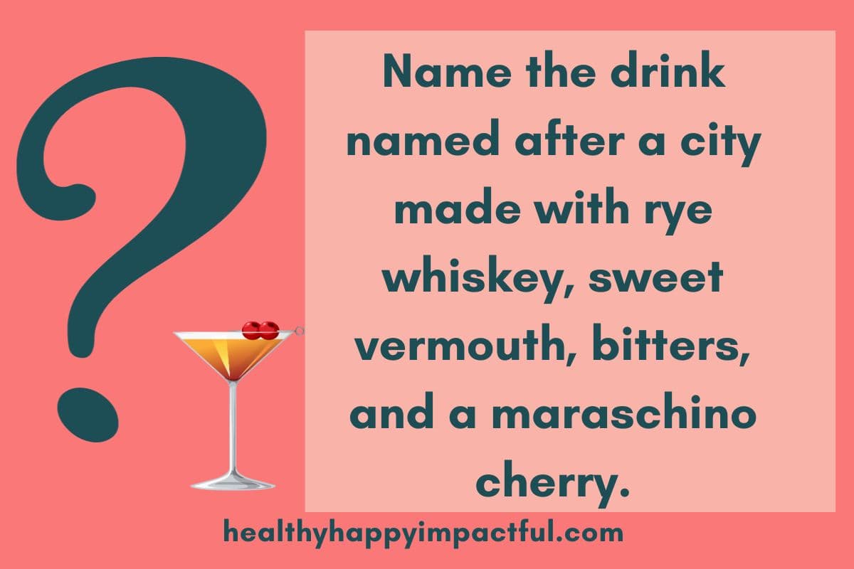 American food and drink trivia quiz questions