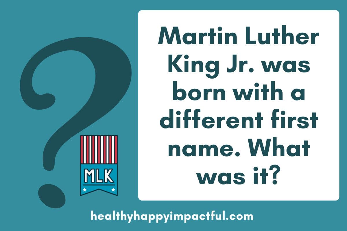 fun Martin Luther King Jr trivia facts and quiz questions with answer key